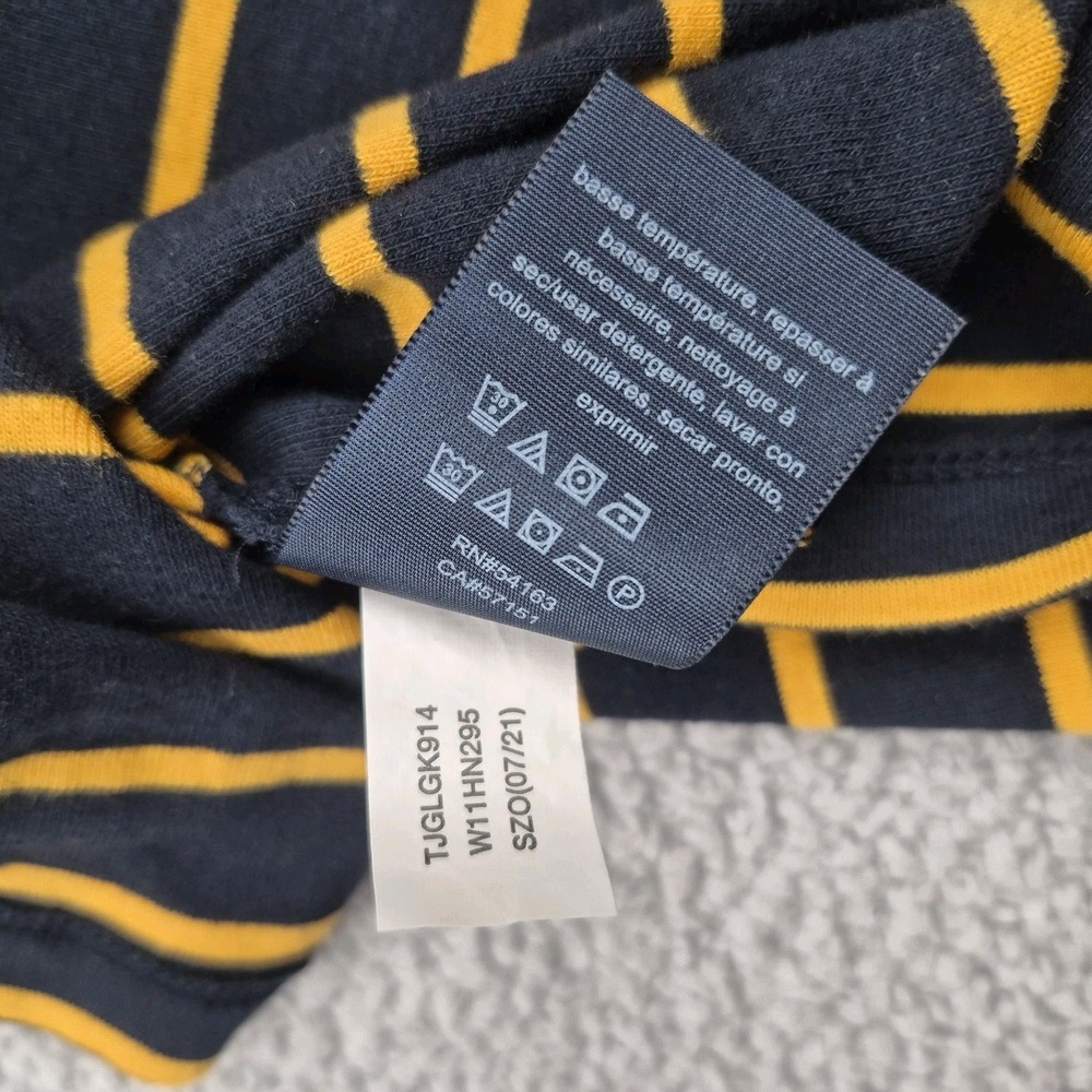 Tommy Hilfiger 2X Pullover Womens Top Blue Yellow Stripes - Picture 5 of 8